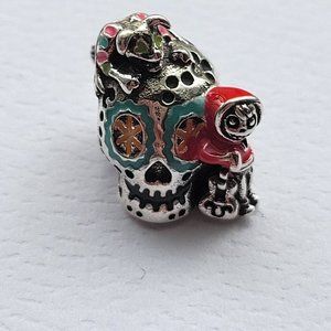 Pandora Disney Pixar Coco Miguel & Dante Skull Glow-in-the-dark Charm